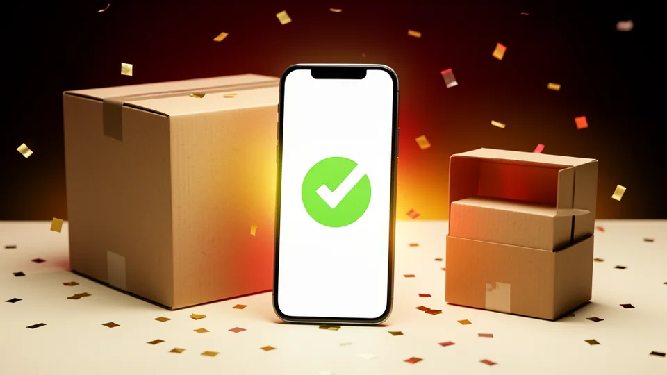 Primera venta ecommerce confirmada en teléfono con producto